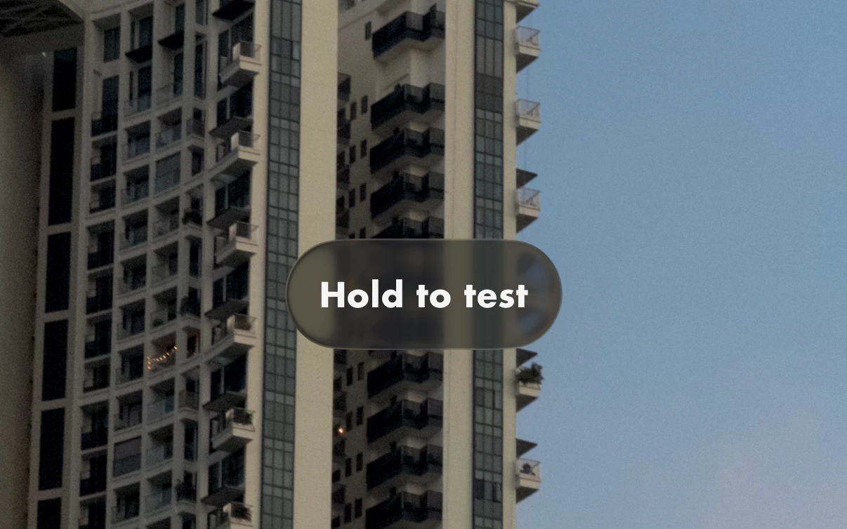 LUMA live processing preview - Hold to test in the viewfinder