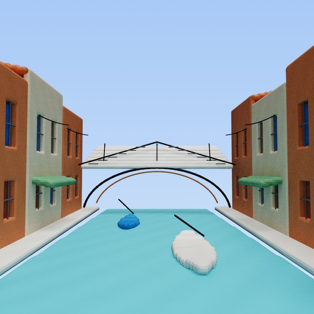 Venice Rialto Metaspace drawing