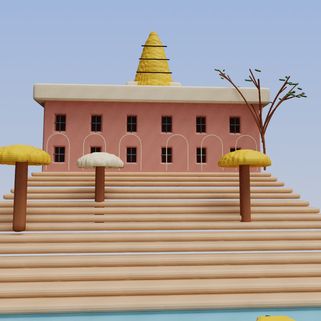 Varanasi Ghats Metaspace drawing