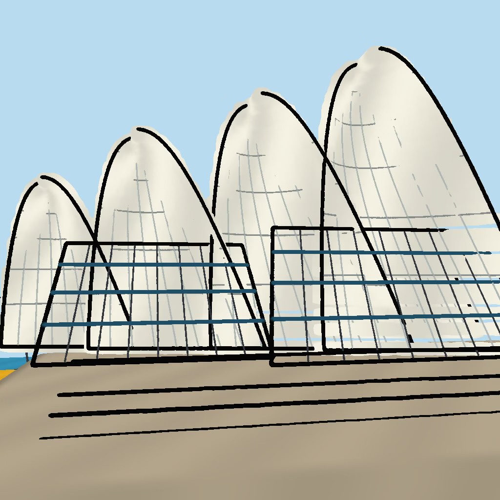 Sydney Opera House Metaspace drawing