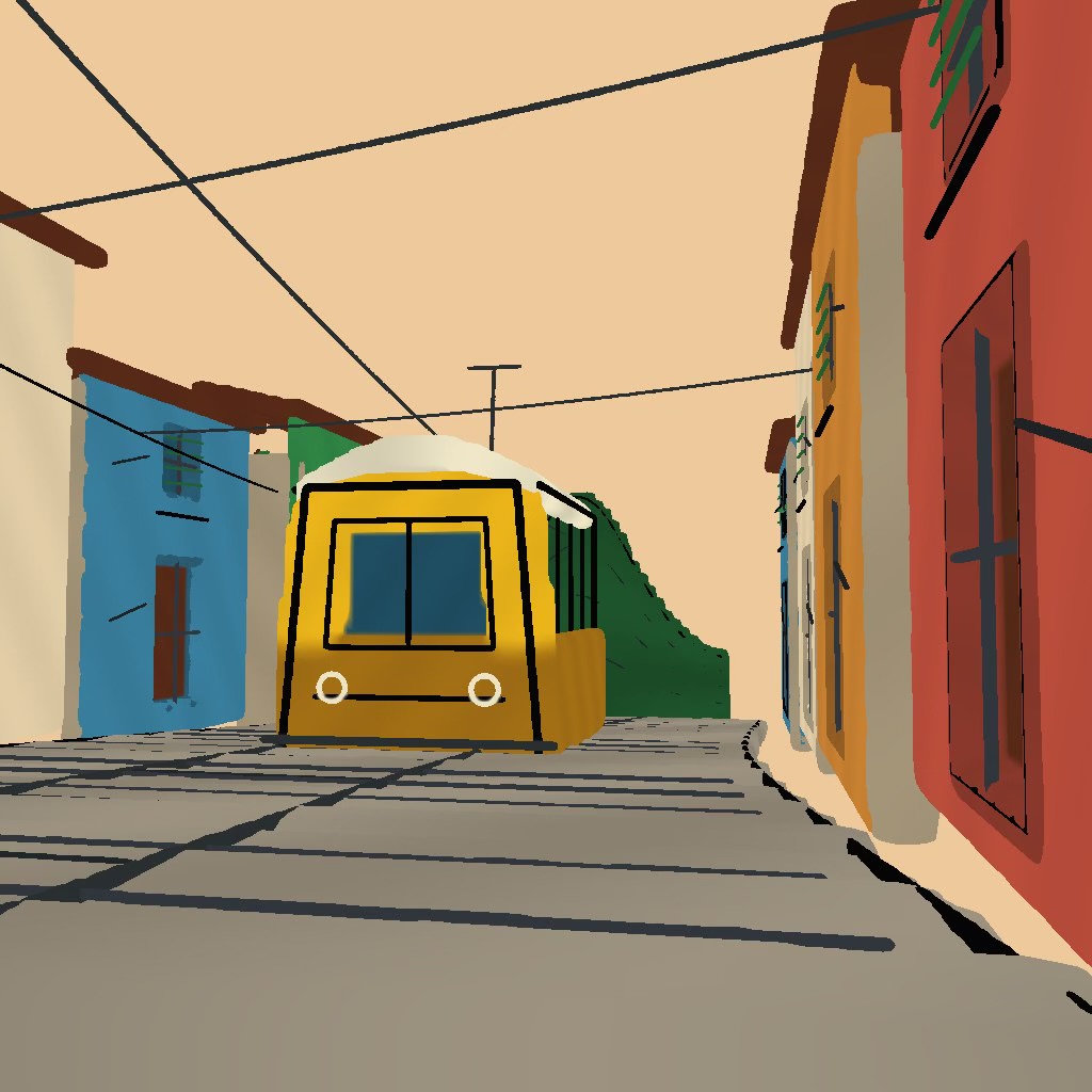 Rio de Janeiro Santa Teresa Metaspace drawing